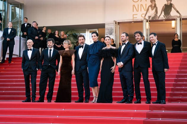 May 16, 2026, Cannes, France: J A guest, Rodrigo Sorogoyen, Marina Fois, Javier Bardem, Isabel Pena, Victoria Luengo, Raul Arevalo, Eduardo Villaneuva and Guillermo Farre attend the El Ser Querido (The Beloved) screening during the 79th annual Cannes Film Festival at Palais des Festivals on May 16, 2026 in Cannes, France. Cannes France - ZUMAs197 20260516_aaa_s197_425 Copyright: xLounisxTiarx