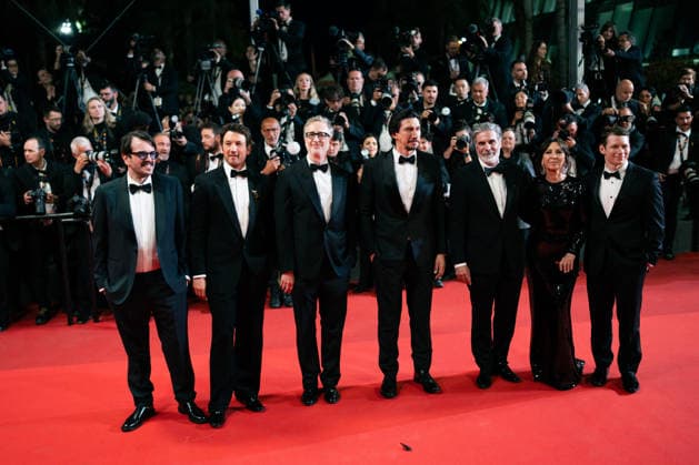 Paper Tiger Screening - The 79th Annual Cannes Film Festival Miles Teller, James Gray and Adam Driver attend the Paper Tiger screening during the 79th annual Cannes Film Festival at Palais des Festivals on May 16, 2026 in Cannes, France. Cannes France Copyright: xLounisxTiarx DSC02177