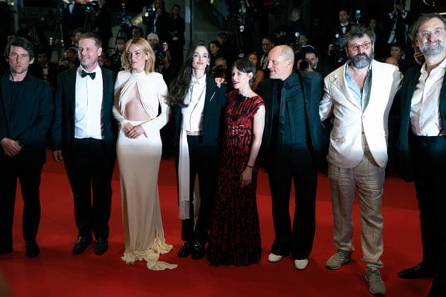 May 16, 2026, Cannes, France: (L-R) Quentin Dupieux, Eric Wareheim, Woody Harrelson, Kristen Stewart, Charlotte Le Bon, Emma Mackey, Tim Heidecker and Hugo Selignac attend the Full Phil screening during the 79th annual Cannes Film Festival at Palais des Festivals on May 16, 2026 in Cannes, France. Cannes France - ZUMAs197 20260516_aaa_s197_546 Copyright: xLounisxTiarx