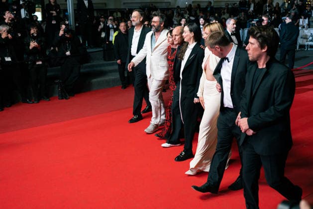 May 16, 2026, Cannes, France: (L-R) Quentin Dupieux, Eric Wareheim, Woody Harrelson, Kristen Stewart, Charlotte Le Bon, Emma Mackey, Tim Heidecker and Hugo Selignac attend the Full Phil screening during the 79th annual Cannes Film Festival at Palais des Festivals on May 16, 2026 in Cannes, France. Cannes France - ZUMAs197 20260516_aaa_s197_545 Copyright: xLounisxTiarx