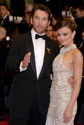 May 16, 2026, Cannes, France: CANNES, FRANCE - MAY 16: Miles Teller, Keleigh Sperry Teller attend the Paper Tiger screening during the 79th annual Cannes Film Festival at Palais des Festivals on May 16, 2026 in Cannes, France Cannes France  - ZUMAi09_ 20260516_zaf_i09_069 Copyright: xFrederickxInjimbertx