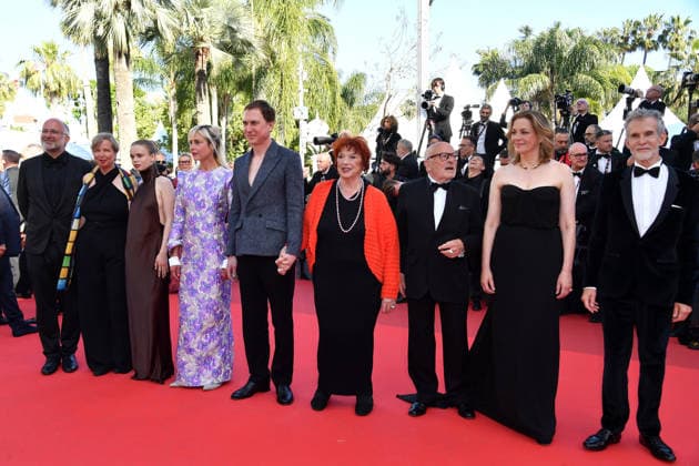 Maria Matschke Engel, Regina Ziegler, Hooman Afshari, Ulrich Matthes, Martina Gedeck, Jenny Erpenbeck, Volker Schloendorff, Susanne Wolff and Lars Eidinger at The Beloved premiere in Cannes on 16 05 2026