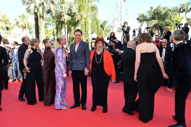 Maria Matschke Engel, Regina Ziegler, Hooman Afshari, Ulrich Matthes, Martina Gedeck, Jenny Erpenbeck, Volker Schloendorff, Susanne Wolff and Lars Eidinger at The Beloved premiere in Cannes on 16 05 2026