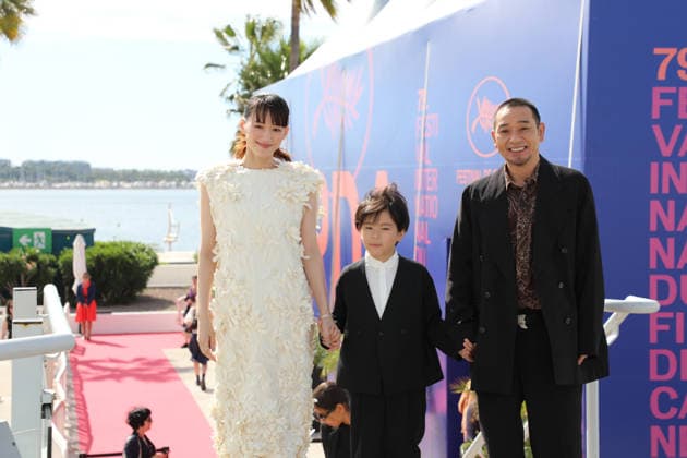Sheep In The Box photocall at Cannes Film Festival CANNES, FRANCE - MAY 17: Daigo Yamamoto, Rimu Kuwaki and Haruka Ayase at the Sheep In The Box photocall at the 79th Festival de Cannes: at the Sheep In The Box photocall at the 79th Festival de Cannes CAP SAT Satomi Kokubun Cannes - France Copyright: xSatomixKokubun CapitalxPicturesx
