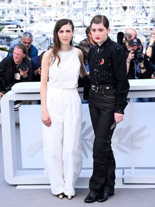 IPA84782028 - Cannes, 79th Cannes Film Festival 2026, Day 6. Photocall of the film I ll Be Gone In June. Pictured are Katharina Rivilis, Naomi Cosma  Copyright: xAlbertoxTerenghix xPoolxPhotoxEventsx07x 84782028