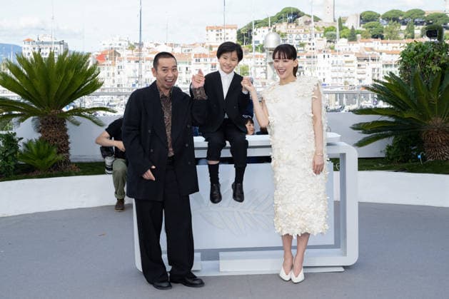 Cannes Sheep In The Box photocall NG Haruka Ayase, Rimu Kuwaki and Daigo attending the ’Sheep In The Box’ photocall during the 79th Cannes Film Festival in Cannes on May 17, 2026. Photo by Nicolas Genin ABACAPRESS.COM Cannes France  Copyright: xGeninxNicolas ABACAx