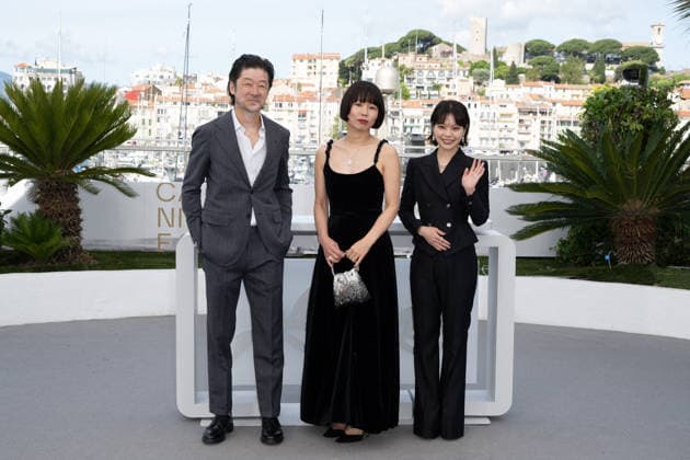 Cannes All The Lovers In The Night photocall NG Yukino Kishii, Yukiko Sode and Tadanobu Asano attending the ’(De Toutes Les Nuits, Les Amants All The Lovers In The Night)’ photocall during the 79th Cannes Film Festival in Cannes on May 17, 2026. Photo by Nicolas Genin ABACAPRESS.COM Cannes France  Copyright: xGeninxNicolas ABACAx
