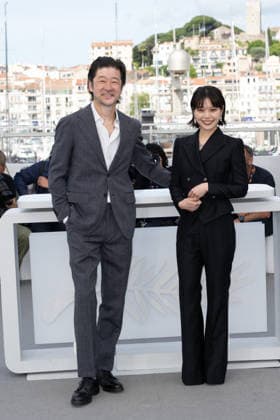 Cannes All The Lovers In The Night photocall NG Tadanobu Asano and Yukino Kishii attending the ’(De Toutes Les Nuits, Les Amants All The Lovers In The Night)’ photocall during the 79th Cannes Film Festival in Cannes on May 17, 2026. Photo by Nicolas Genin ABACAPRESS.COM Cannes France  Copyright: xGeninxNicolas ABACAx