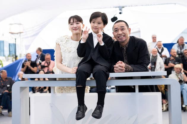 Cannes Sheep in the box Photocall EB Japanese actress Haruka Ayase, Japanese actor Rimu Kuwaki and Japanese actor and comedian Daigo Yamamoto pose during a photocall of the film Sheep in The Box at the 79th edition of the Cannes Film Festival in Cannes, southern France on May 17, 2026.Photo by Eliot Blondet ABACAPRESS.COM Cannes France France  Copyright: xBlondetxEliot ABACAx