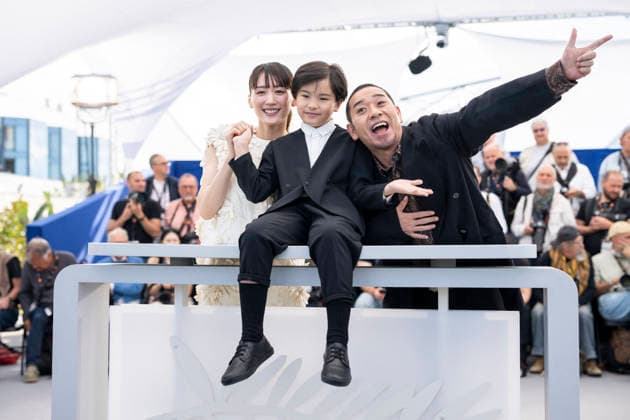 Cannes Sheep in the box Photocall EB Japanese actress Haruka Ayase, Japanese actor Rimu Kuwaki and Japanese actor and comedian Daigo Yamamoto pose during a photocall of the film Sheep in The Box at the 79th edition of the Cannes Film Festival in Cannes, southern France on May 17, 2026.Photo by Eliot Blondet ABACAPRESS.COM Cannes France France  Copyright: xBlondetxEliot ABACAx