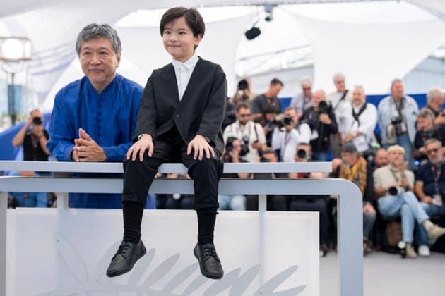 Cannes Sheep in the box Photocall EB Japanese actor Rimu Kuwaki and Japanese director and screenwriter Hirokazu Kore-eda during a photocall of the film Sheep in The Box at the 79th edition of the Cannes Film Festival in Cannes, southern France on May 17, 2026.Photo by Eliot Blondet ABACAPRESS.COM Cannes France France  Copyright: xBlondetxEliot ABACAx