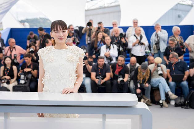 Cannes Sheep in the box Photocall EB Japanese actress Haruka Ayase during a photocall of the film Sheep in The Box at the 79th edition of the Cannes Film Festival in Cannes, southern France on May 17, 2026.Photo by Eliot Blondet ABACAPRESS.COM Cannes France France  Copyright: xBlondetxEliot ABACAx