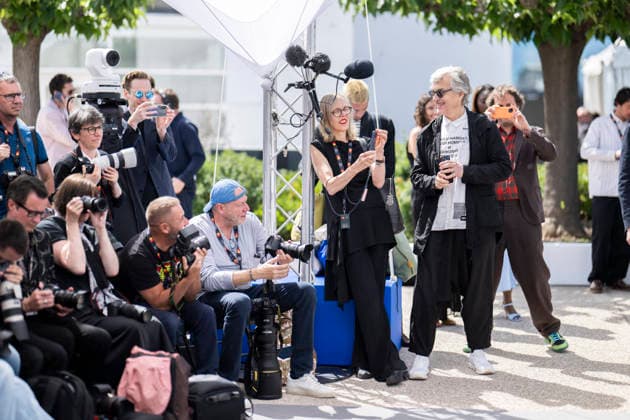 Cannes I ll Be Gone in June Photocall EB German producer Wim Wenders during a photocall of the film I ll Be Gone in June at the 79th edition of the Cannes Film Festival in Cannes, southern France on May 17, 2026. Photo by Eliot Blondet ABACAPRESS.COM Cannes France France  Copyright: xBlondetxEliot ABACAx