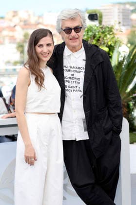 Katharina Rivilis and Wim Wenders at the photocall for the feature film I™ll Be Gone in June at the Festival de Cannes 2026 79 Cannes International Film Festival at the Palais des Festivals Cannes, 17 05 2026 Foto:xD.xBedrosianx xFuturexImagex gone_6514