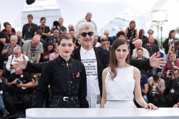 Naomi Cosma, Wim Wenders and Katharina Rivilis at the Ill Be Gone In June photocall at the 79th International Film Festival in Cannes, France on May 17, 2026 Jacovides Moreau Bestimage Ill Be Gone In June photocall at the 79th annual Cannes Film Festival at Palais des Festivals on May 17, 2026 in Cannes, France Cannes France  Copyright: xJACOVIDES-MOREAUx xBESTIMAGExJACOVIDES-MOREAUx xBESTIMAGEx