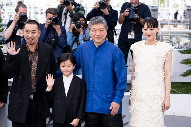 79th Cannes Film Festival Photocall of the movie -Sheep in the box- Palais des Festivals - France Daigo Yamamoto;Rimu Kuwaki;Haruka Ayase;Hirokazu Kore-Eda 79th Cannes Film Festival Photocall of the movie -Sheep in the box- Palais des Festivals - France 17th May 2026 SGPItalia id 134688_063 *Not Exclusive  Copyright: xALFONSOxCATALANO SGPITALIAx