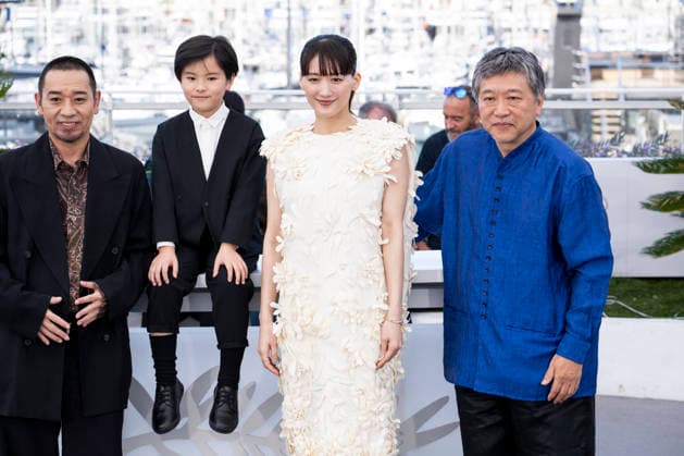 79th Cannes Film Festival Photocall of the movie -Sheep in the box- Palais des Festivals - France Daigo Yamamoto;Rimu Kuwaki;Haruka Ayase;Hirokazu Kore-Eda 79th Cannes Film Festival Photocall of the movie -Sheep in the box- Palais des Festivals - France 17th May 2026 SGPItalia id 134688_063 *Not Exclusive  Copyright: xALFONSOxCATALANO SGPITALIAx