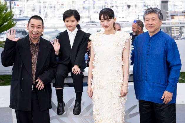 79th Cannes Film Festival Photocall of the movie -Sheep in the box- Palais des Festivals - France Daigo Yamamoto;Rimu Kuwaki;Haruka Ayase;Hirokazu Kore-Eda 79th Cannes Film Festival Photocall of the movie -Sheep in the box- Palais des Festivals - France 17th May 2026 SGPItalia id 134688_063 *Not Exclusive  Copyright: xALFONSOxCATALANO SGPITALIAx