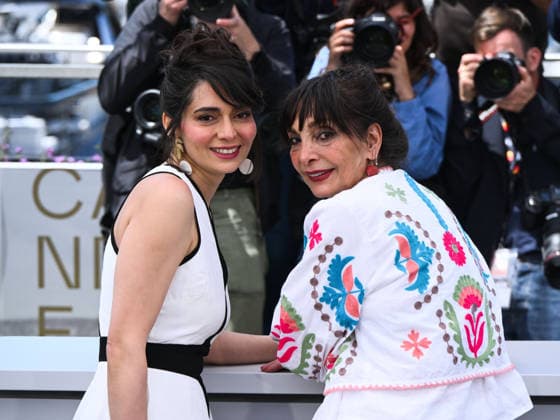 IPA84783168 - Cannes, 79th Cannes Film Festival 2026, day 6 - photocall d Rehearsals For A Revolution (Viendra La RÃ volution) Pictured: Manijeh Hekmat and Pegah Ahangarani  Copyright: xAlbertoxTerenghix xPoolxPhotoxEventsx07x 84783168