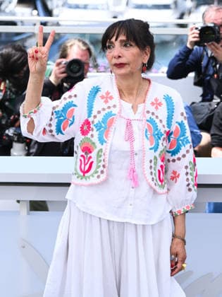 IPA84783199 - Cannes, 79th Cannes Film Festival 2026, day 6 - photocall d Rehearsals For A Revolution (Viendra La RÃ volution) Pictured: Manijeh Hekmat and Pegah Ahangarani  Copyright: xAlbertoxTerenghix xPoolxPhotoxEventsx07x 84783199