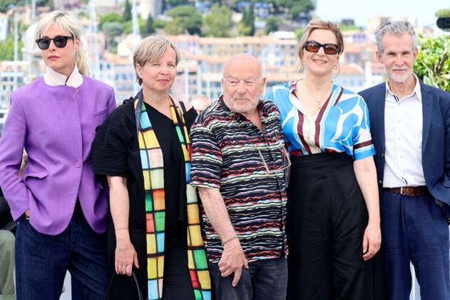 Susanne Wolff, Jenny Erpenbeck, Volker Schlöndorff, Martina Gedeck and Ulrich Matthes at the photocall for the film Heimsuchung Visitation at the Festival de Cannes 2026 79 Cannes International Film Festival at the Palais des Festivals Cannes, 17 05 2026 Foto:xD.xBedrosianx xFuturexImagex heimsuchung_6504
