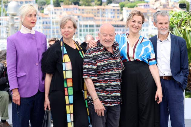 Susanne Wolff, Jenny Erpenbeck, Volker Schlöndorff, Martina Gedeck and Ulrich Matthes at the photocall for the film Heimsuchung Visitation at the Festival de Cannes 2026 79 Cannes International Film Festival at the Palais des Festivals Cannes, 17 05 2026 Foto:xD.xBedrosianx xFuturexImagex heimsuchung_6506