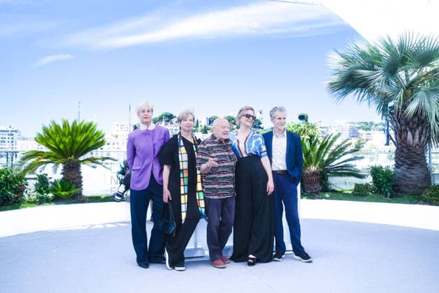 Photocall for Visitation on Sunday 17 May 2026 Susanne Wolff, Jenny Erpenbeck , Volker Schlöndorff, Martina Gedeck and Ulrich Matthes seen at the Photocall for Visitation during the 79th annual Cannes Film Festival on Sunday 17 May 2026 at Palais des Festivals, Cannes. ., Credit:Julie Edwards Avalon  Copyright: xJuliexEdwardsx xAvalonx 1099784070