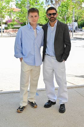 Cannes AMI Paris Lunch Felix Lefebvre and Alexandre Mattiussi attending the AMI Paris Lunch at Fred L Ecailler during 79th Cannes Film Festival in Cannes, France on May 17, 2026. Photo by Julien Reynaud APS-Medias ABACAPRESS.COM Cannes France  Copyright: xReynaudxJulien APS-Medias ABACAx