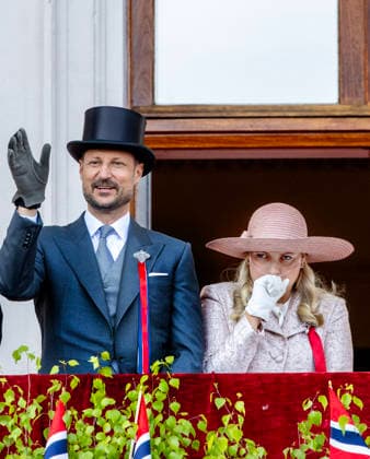 17-05-2026 Oslo Crown Princess Mette-Marit, Crown Prince Haakon during the national day on the balcony of the royal palace in Oslo. Â  Copyright: xPPEx