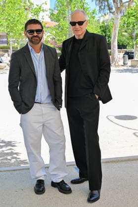 Cannes AMI Paris Lunch Alexandre Mattiussi and Stellan Skarsgard attending the AMI Paris Lunch at Fred L Ecailler during 79th Cannes Film Festival in Cannes, France on May 17, 2026. Photo by Julien Reynaud APS-Medias ABACAPRESS.COM Cannes France  Copyright: xReynaudxJulien APS-Medias ABACAx