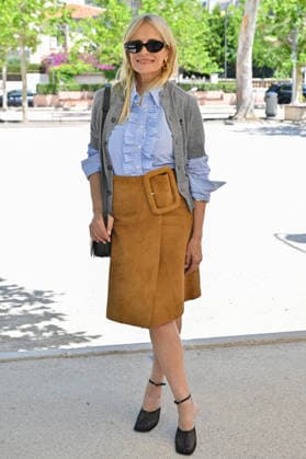 Cannes AMI Paris Lunch Isabella Ferrari attending the AMI Paris Lunch at Fred L Ecailler during 79th Cannes Film Festival in Cannes, France on May 17, 2026. Photo by Julien Reynaud APS-Medias ABACAPRESS.COM Cannes France  Copyright: xReynaudxJulien APS-Medias ABACAx