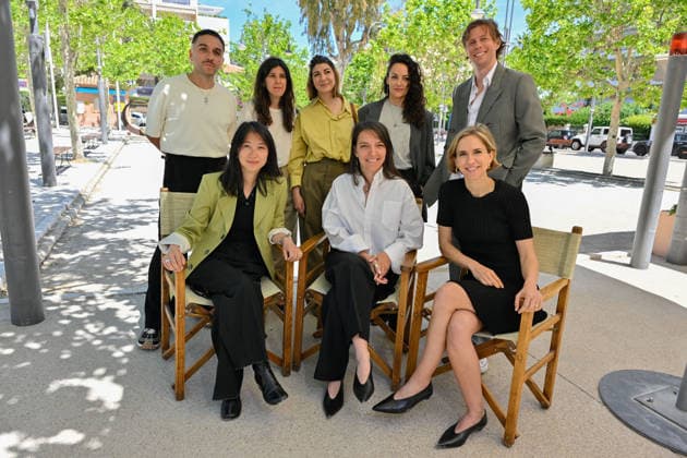Cannes AMI Paris Lunch Bruno Santamaria, Marine Atlan, Sara Ishaq, Alexander Murphy, Jing Zou, Blerta Basholli, Aina Clotet attending the AMI Paris Lunch at Fred L Ecailler during 79th Cannes Film Festival in Cannes, France on May 17, 2026. Photo by Julien Reynaud APS-Medias ABACAPRESS.COM Cannes France  Copyright: xReynaudxJulien APS-Medias ABACAx