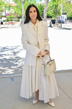 Cannes AMI Paris Lunch Demi Moore attending the AMI Paris Lunch at Fred L Ecailler during 79th Cannes Film Festival in Cannes, France on May 17, 2026. Photo by Julien Reynaud APS-Medias ABACAPRESS.COM Cannes France  Copyright: xReynaudxJulien APS-Medias ABACAx
