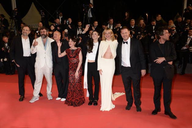 May 17, 2026, Cannes, France: CANNES, FRANCE - MAY 16: (L-R) Emma Mackey, Eric Wareheim, Tim Heidecker, Quentin Dupieux, Charlotte Le Bon, Festival Director Thierry FrÃ maux, Kristen Stewart, Woody Harrelson, Hugo Selignac and Gaetan Bruel attend the Full Phil screening during the 79th annual Cannes Film Festival at Palais des Festivals on May 16, 2026 in Cannes, France. Cannes France  - ZUMAi09_ 20260517_zaf_i09_006 Copyright: xFrederickxInjimbertx