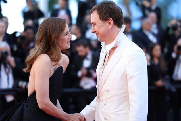 Cannes - Moulin Red Carpet Louise Bourgoin and Lars Eidinger at the Moulin screening during the 79th annual Cannes Film Festival at Palais des Festivals on May 17, 2026 in Cannes, France. Photo by Jerome Domine ABACAPRESS.COM Cannes France  Copyright: xDominexJerome ABACAx