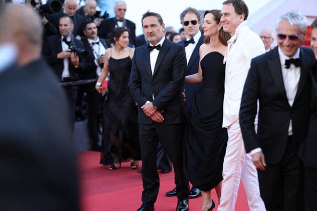 Cannes - Moulin Red Carpet Gilles Lellouche, Louise Bourgoin and Lars Eidinger at the Moulin screening during the 79th annual Cannes Film Festival at Palais des Festivals on May 17, 2026 in Cannes, France. Photo by Jerome Domine ABACAPRESS.COM Cannes France  Copyright: xDominexJerome ABACAx
