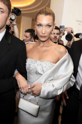 Cannes Bella Hadid exits Martinez MP Cannes, France- May 16: Bella Hadid and his brother Anwar leave Hotel Martinez to attend screening during 79th Festival of Cannes, on May 16, 2026 in Cannes, France. Photo by Marco Piovanotto Abacapress.com Cannes France  Copyright: xPiovanottoxMarco ABACAx