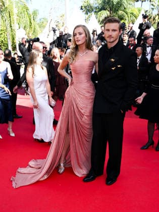 IPA84792914 - Cannes, 79th Cannes Film Festival 2026, Evening 6. Red Carpet film Garance. Pictured: Nathalie Ludwig, Alexander Ludwig  Copyright: xTerenghi Ipa-Agency.netx xPoolxPhotoxEventsx07x 84792914