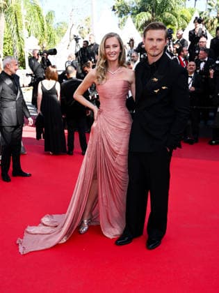 IPA84792935 - Cannes, 79th Cannes Film Festival 2026, Evening 6. Red Carpet film Garance. Pictured: Nathalie Ludwig, Alexander Ludwig  Copyright: xTerenghi Ipa-Agency.netx xPoolxPhotoxEventsx07x 84792935