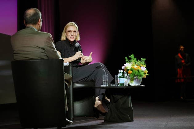 Cannes - Cate Blanchett Master Class Didier Allouch, Cate Blanchettt attending the Cate Blanchett at Masterclass during the 79th Annual Cannes Film Festival on May 17, 2026 in Cannes, France. Photo by JP Pariente Pool ABACAPRESS.COM Cannes France  Copyright: xPool ABACAx