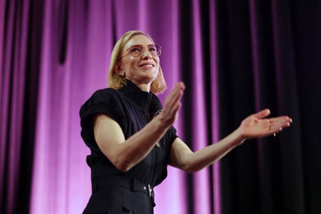 Cannes - Cate Blanchett Master Class Didier Allouch, Cate Blanchettt attending the Cate Blanchett at Masterclass during the 79th Annual Cannes Film Festival on May 17, 2026 in Cannes, France. Photo by JP Pariente Pool ABACAPRESS.COM Cannes France  Copyright: xPool ABACAx