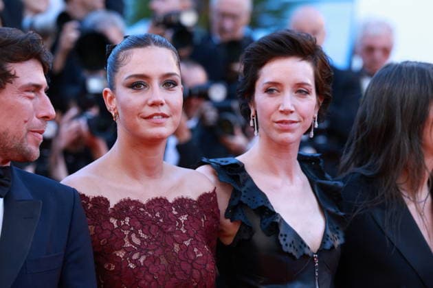 Cannes - Garance Red Carpet Sara Giraudeau and Adele Exarchopoulos at the Garance screening during the 79th annual Cannes Film Festival at Palais des Festivals on May 17, 2026 in Cannes, France. Photo by Jerome Domine ABACAPRESS.COM Cannes France  Copyright: xDominexJerome ABACAx