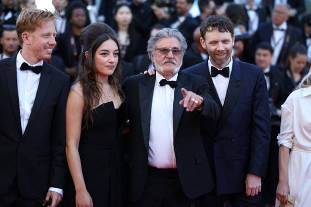 Cannes - Garance Red Carpet (L-R) Antoine Reinartz, Daniel Auteuil and Luana Bajrami attend the Garance screening during the 79th annual Cannes Film Festival at Palais des Festivals on May 17, 2026 in Cannes, France. Photo by Jerome Domine ABACAPRESS.COM Cannes France  Copyright: xDominexJerome ABACAx