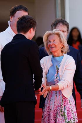 Felix Lefebvre, Iris Knobloch Montée des marches du film Moulin lors du 79ème Festival International du Film de Cannes, le 17 mai 2026 Jacovides Moreau Bestimage Red carpet for Moulin at the 79th Cannes International Film Festival on May 17, 2026 Cannes France  Copyright: xJACOVIDES-MOREAUx xBESTIMAGExJACOVIDES-MOREAUx xBESTIMAGEx