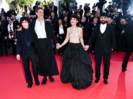 IPA84795714 - Cannes, 79th Cannes Film Festival 2026, Evening 6. Red Carpet film Garance. Pictured: Amine Bouhafa, SÃ bastien Laudenbach, Milo Machado-Graner and CamÃ lia Jordana  Copyright: xTerenghi Ipa-Agency.netx xPoolxPhotoxEventsx07x 84795714