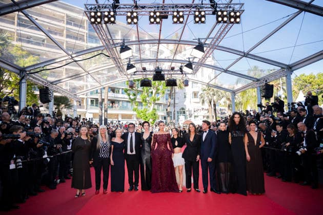 Cannes Garance (Another Day) Red Carpet EB French actress Jehnny Beth, French actress Raya Martigny, French actress Sara Giraudeau, French screenwriter Jeanne Herry, French actress Adele Exarchopoulos, French producer Hugo Selignac, French producer Alain Attal, French actress Mathilde Roehrich during the screening of the film Garance (Another Day) at the 79th edition of the Cannes Film Festival in Cannes, southern France on May 17, 2026. Photo by Eliot Blondet ABACAPRESS.COM Cannes France France  Copyright: xBlondetxEliot ABACAx