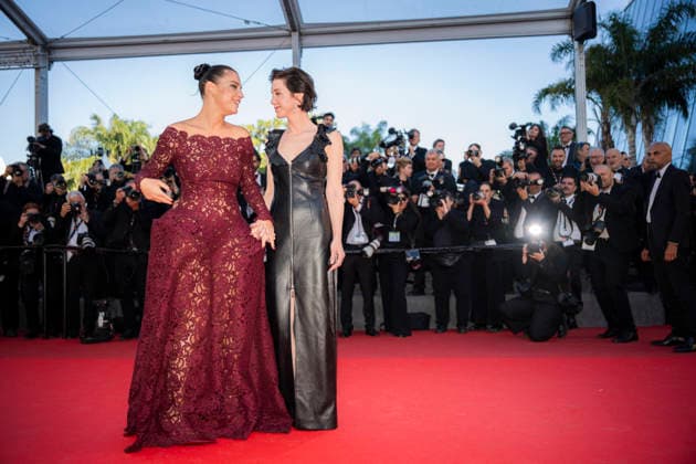 Cannes Garance (Another Day) Red Carpet EB French actress Sara Giraudeau, French actress Adele Exarchopoulos during the screening of the film Garance (Another Day) at the 79th edition of the Cannes Film Festival in Cannes, southern France on May 17, 2026. Photo by Eliot Blondet ABACAPRESS.COM Cannes France France  Copyright: xBlondetxEliot ABACAx