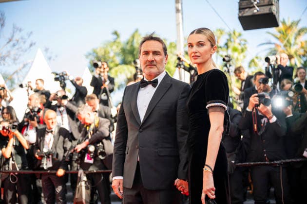 Cannes Moulin Red Carpet EB Alizée Guinochet and Gilles Lellouche depart the Moulin screening during the 79th annual Cannes Film Festival at Palais des Festivals on May 17, 2026 in Cannes, France. Photo by Eliot Blondet ABACAPRESS.COM Cannes France France  Copyright: xBlondetxEliot ABACAx