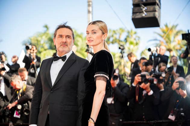 Cannes Moulin Red Carpet EB Alizée Guinochet and Gilles Lellouche depart the Moulin screening during the 79th annual Cannes Film Festival at Palais des Festivals on May 17, 2026 in Cannes, France. Photo by Eliot Blondet ABACAPRESS.COM Cannes France France  Copyright: xBlondetxEliot ABACAx