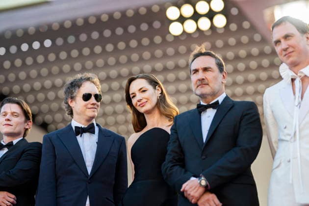 Cannes Moulin Red Carpet EB Louise Bourgoin, Gilles Lellouche, Lars Eidinger depart the Moulin screening during the 79th annual Cannes Film Festival at Palais des Festivals on May 17, 2026 in Cannes, France. Photo by Eliot Blondet ABACAPRESS.COM Cannes France France  Copyright: xBlondetxEliot ABACAx